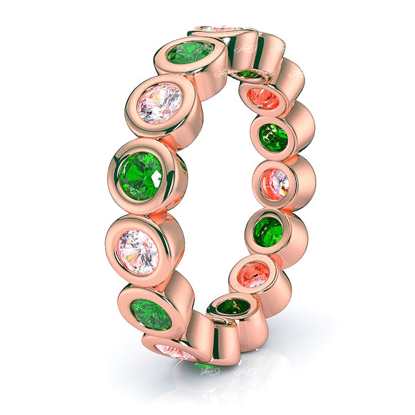 Rose Diamond and Emerald
