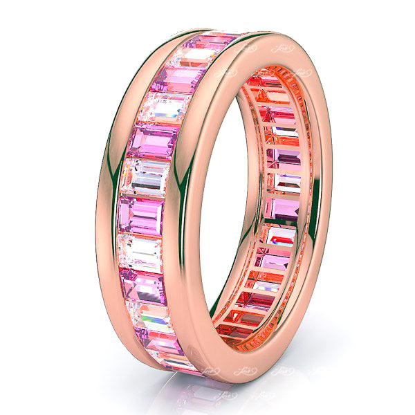 Rose Diamond and Pink Sapphire