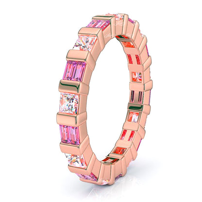 Rose Diamond and Pink Sapphire