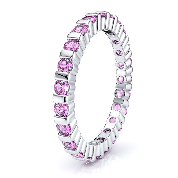 White Pink Sapphire