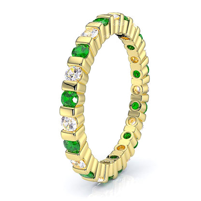 Yellow Diamond and Emerald