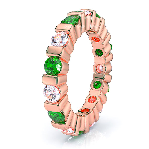 Rose Diamond and Emerald