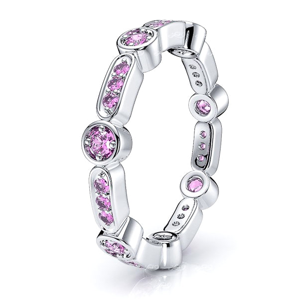White Pink Sapphire