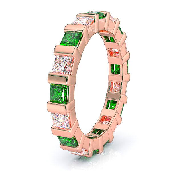 Rose Diamond and Emerald