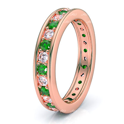 Rose Diamond and Emerald