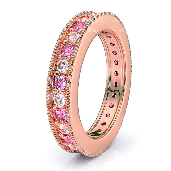 Rose Diamond and Pink Sapphire
