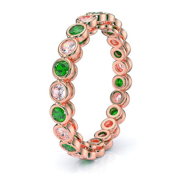 Rose Diamond and Emerald