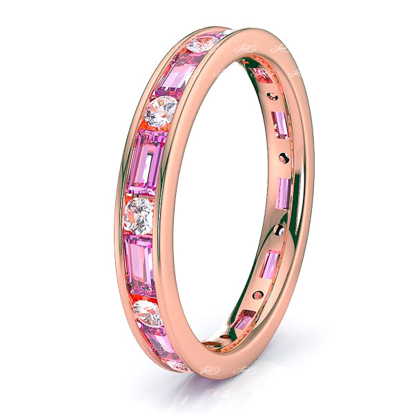 Rose Diamond and Pink Sapphire