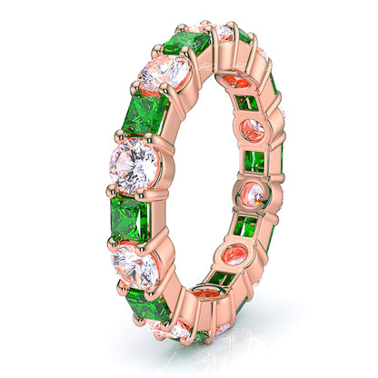 Rose Diamond and Emerald