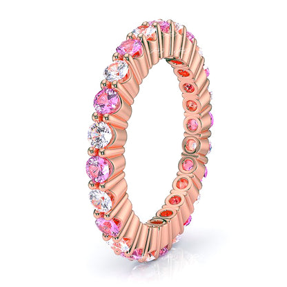 Rose Diamond and Pink Sapphire