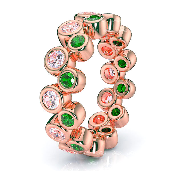 Rose Diamond and Emerald