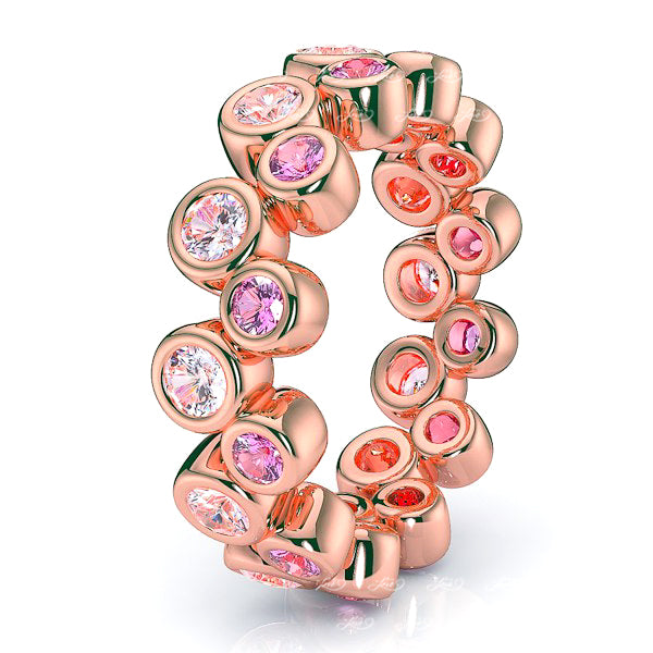 Rose Diamond and Pink Sapphire