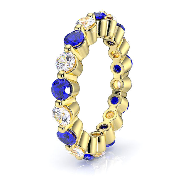 Yellow Diamond and Blue Sapphire