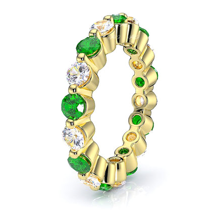 Yellow Diamond and Emerald