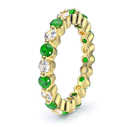 Yellow Diamond and Emerald