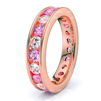 Rose Diamond and Pink Sapphire