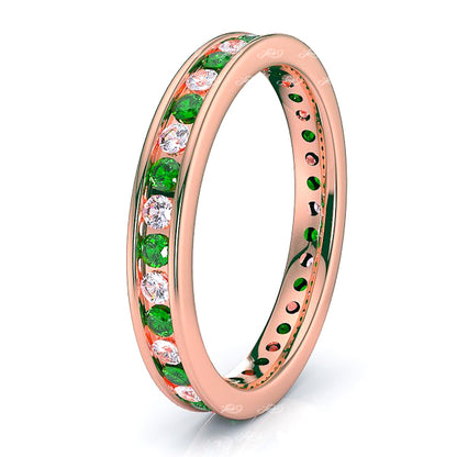 Rose Diamond and Emerald