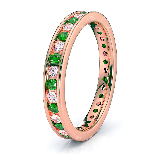 Rose Diamond and Emerald