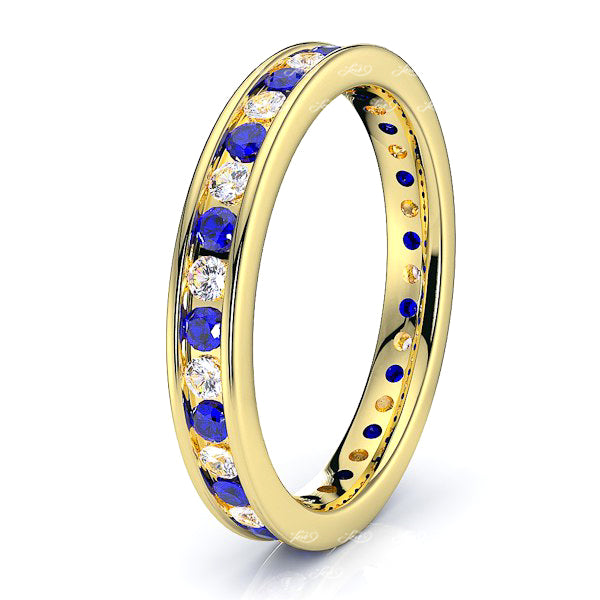 Yellow Diamond and Blue Sapphire