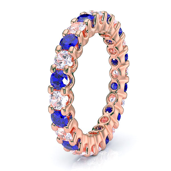 Rose Diamond and Blue Sapphire
