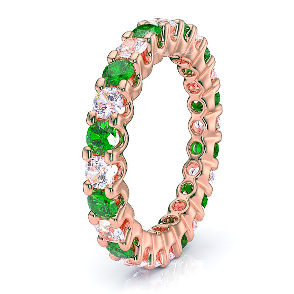 Rose Diamond and Emerald