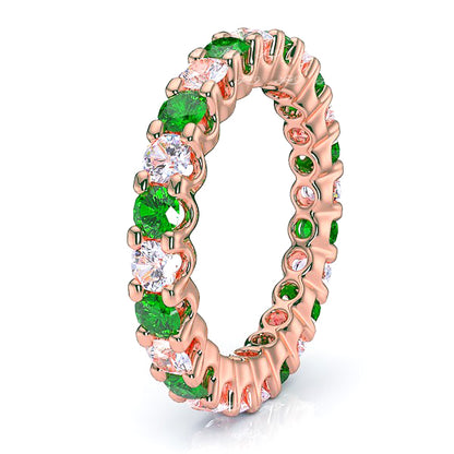 Rose Diamond and Emerald