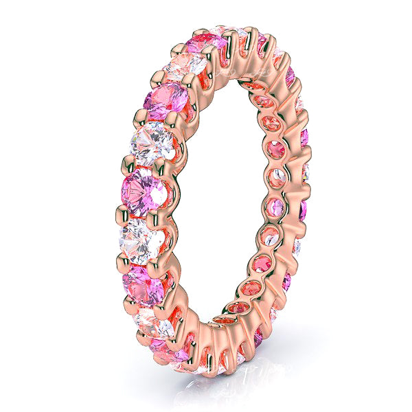 Rose Diamond and Pink Sapphire