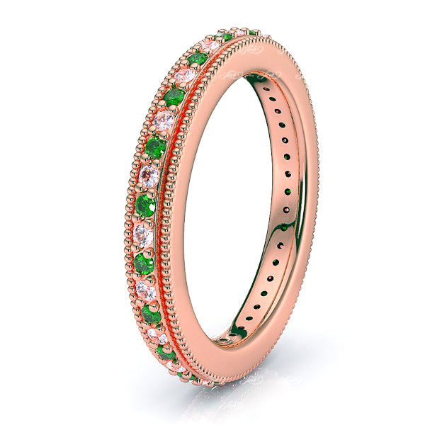 Rose Diamond and Emerald