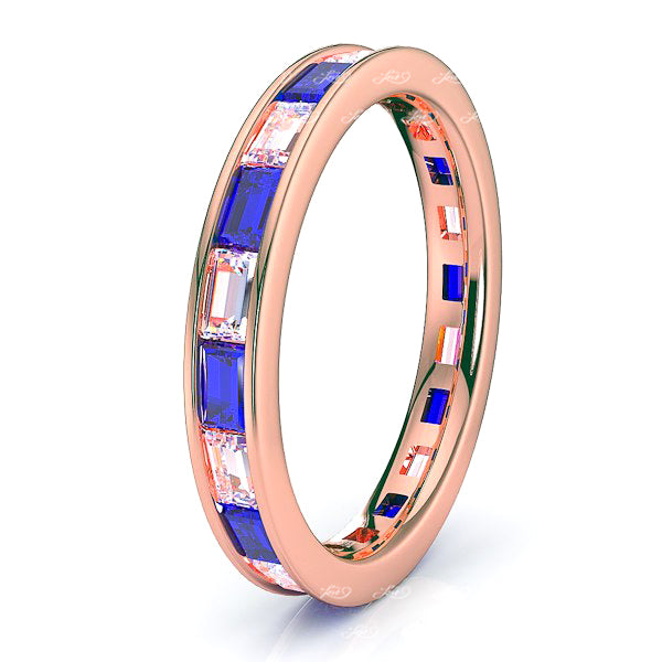 Rose Diamond and Blue Sapphire