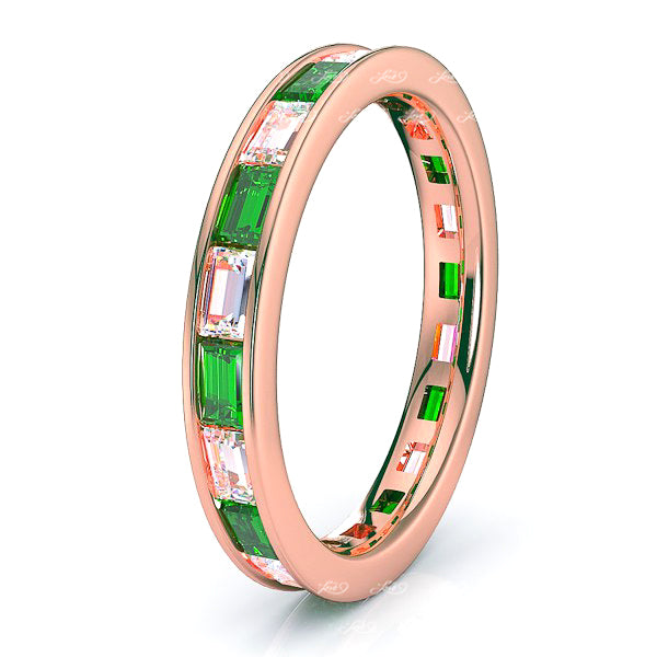 Rose Diamond and Emerald