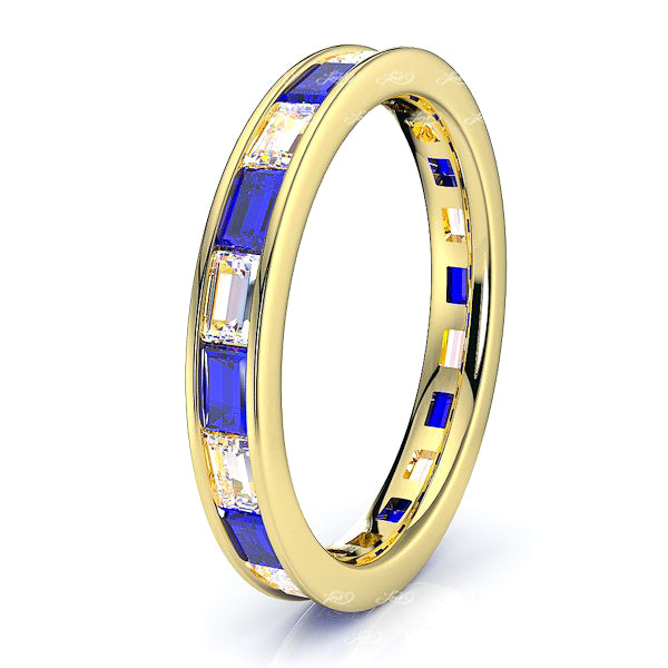 Yellow Diamond and Blue Sapphire