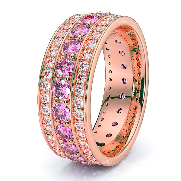 Rose Diamond and Pink Sapphire
