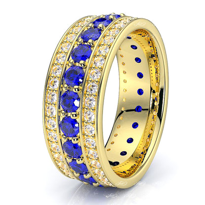 Yellow Diamond and Blue Sapphire