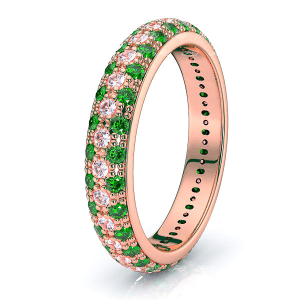 Rose Diamond and Emerald