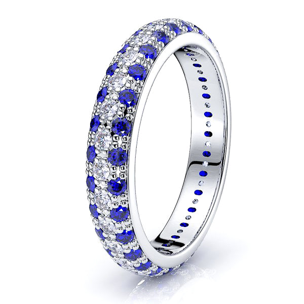 Diamond and Blue Sapphire