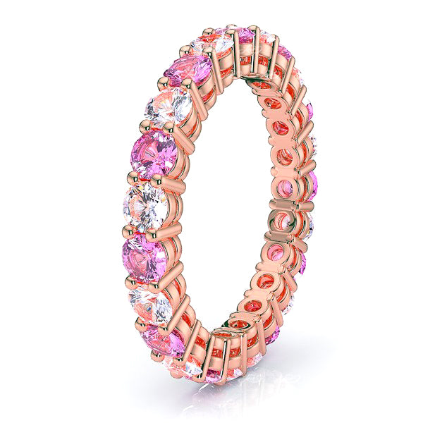 Rose Diamond and Pink Sapphire