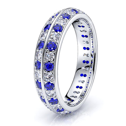 Diamond and Blue Sapphire