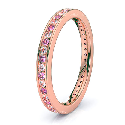 Rose Diamond and Pink Sapphire
