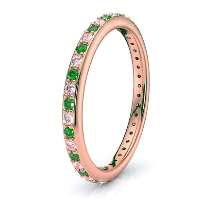 Rose Diamond and Emerald