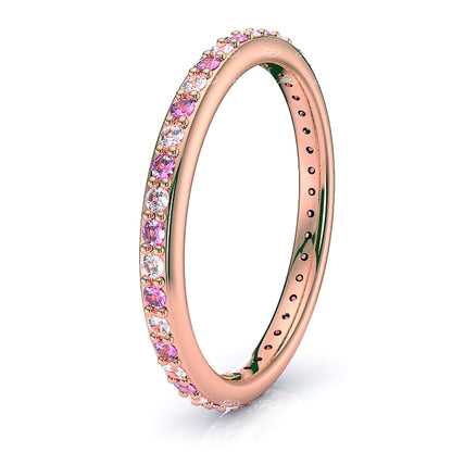 Rose Diamond and Pink Sapphire