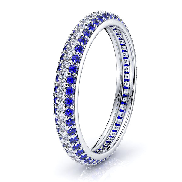 Diamond and Blue Sapphire