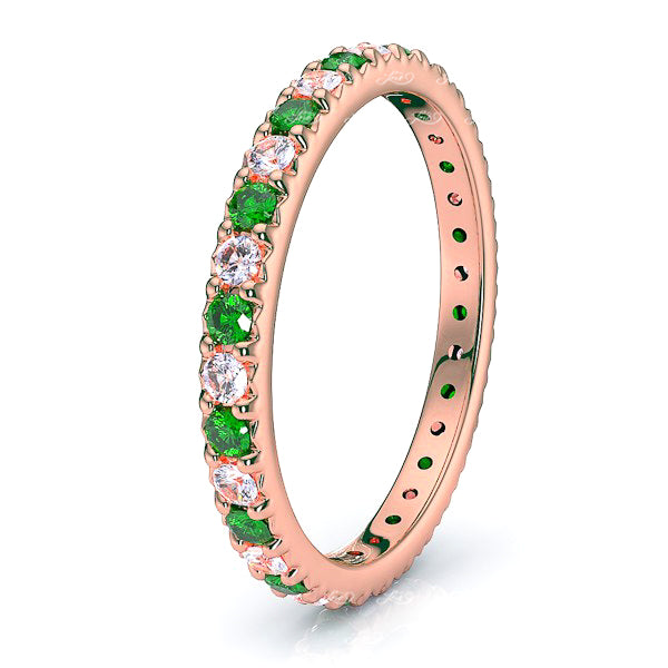 Rose Diamond and Emerald