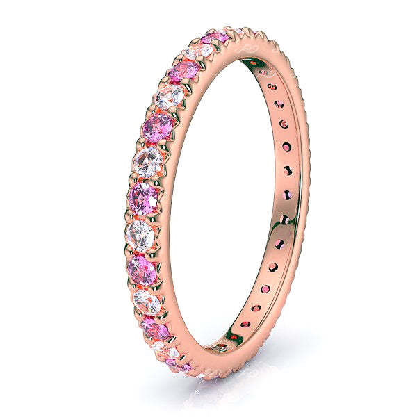 Rose Diamond and Pink Sapphire