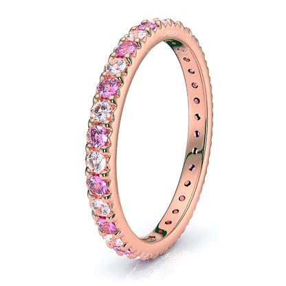 Rose Diamond and Pink Sapphire