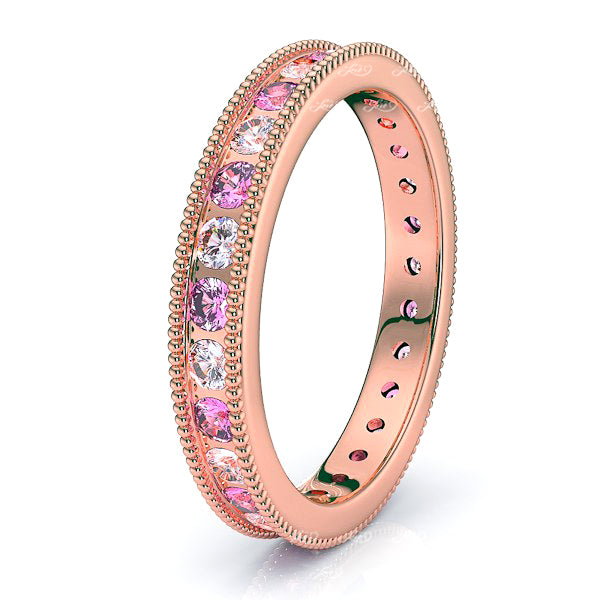 Rose Diamond and Pink Sapphire