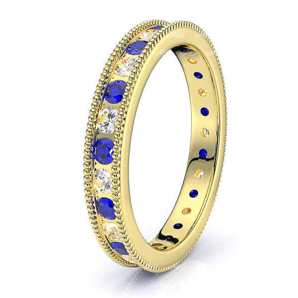 Yellow Diamond and Blue Sapphire
