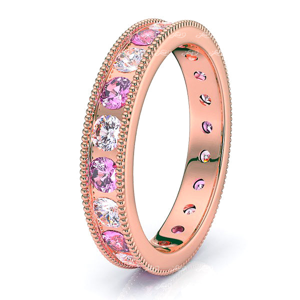 Rose Diamond and Pink Sapphire