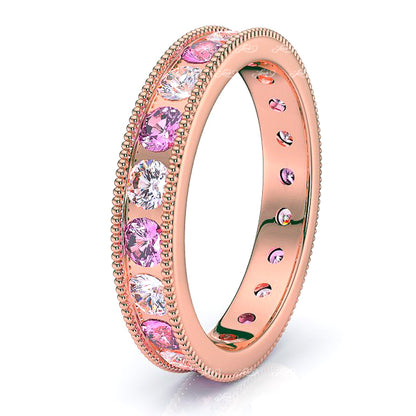Rose Diamond and Pink Sapphire