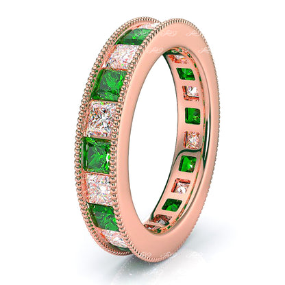 Rose Diamond and Emerald