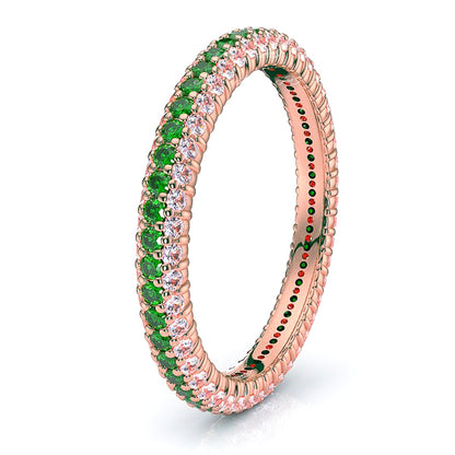 Rose Diamond and Emerald